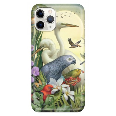 Husa IPhone 15 Pro Max, Silicon Premium, BIRDS